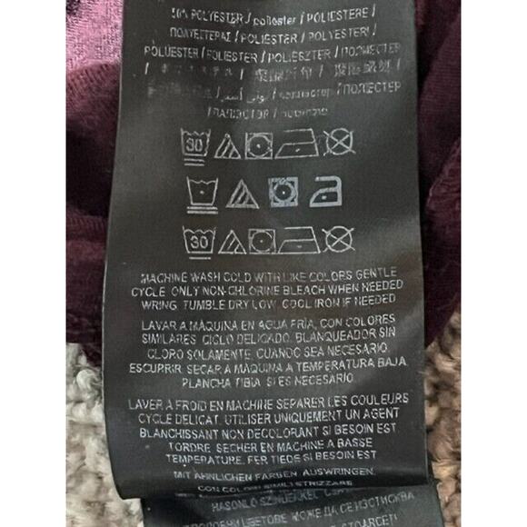 Guess Shirt Mens S Blended Fabric V Neck Short Sleeve Colorblock Red - Picture 7 of 7